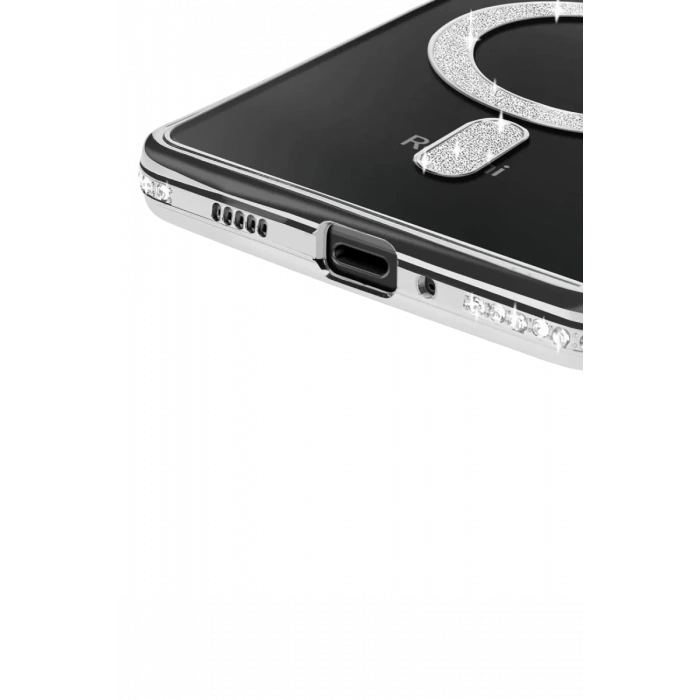 Xiaomi Redmi 14C Joke Simli Magneticsafe Kılıf - Gümüş