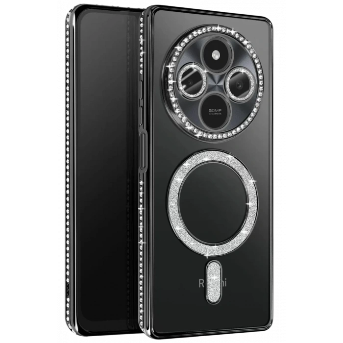 Xiaomi Redmi 14C Joke Simli Magneticsafe Kılıf - Siyah