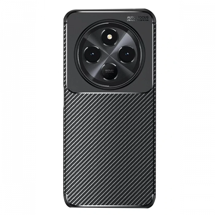 Xiaomi Redmi 14C Kılıf Auto Focus Karbon Kapak - Siyah