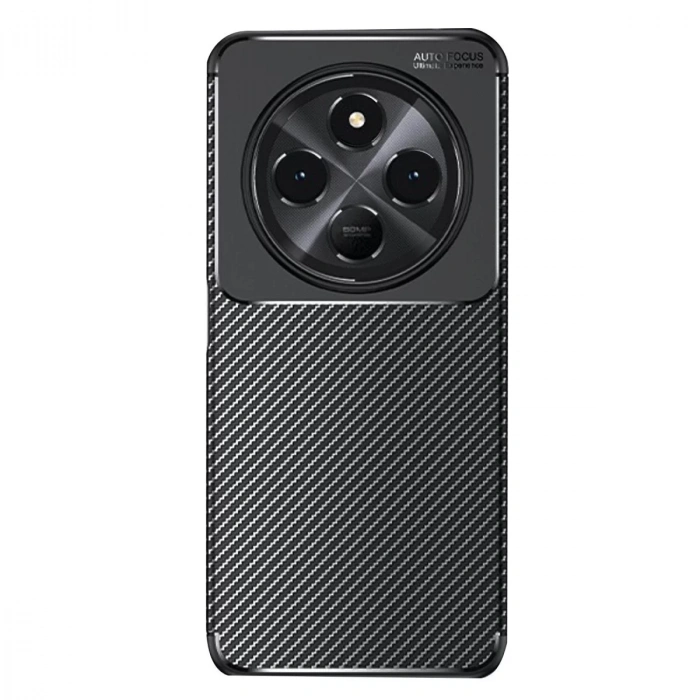 Xiaomi Redmi 14C Kılıf Auto Focus Karbon Kapak - Siyah