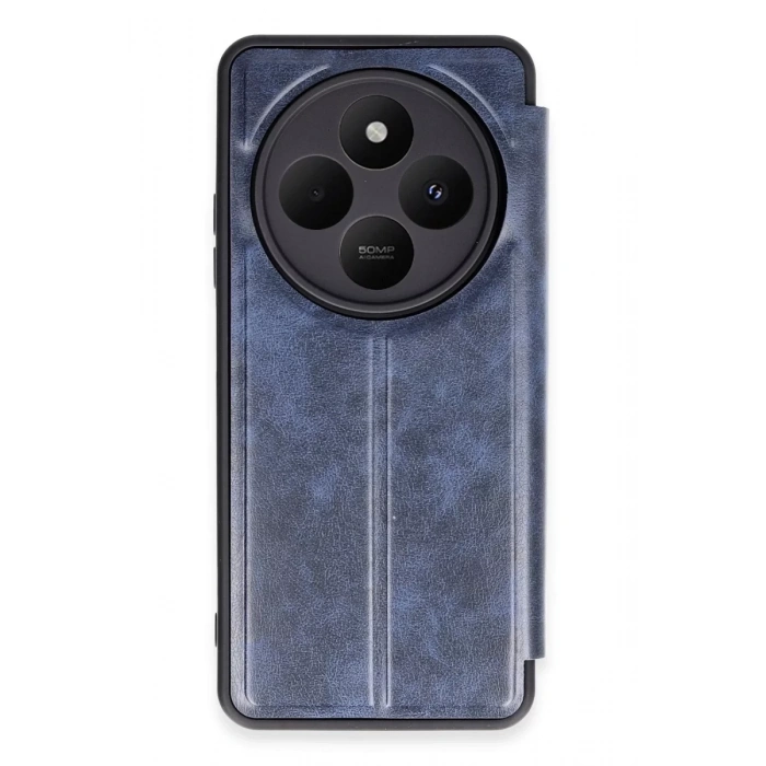 Xiaomi Redmi 14C Kılıf Flip Cover - Lacivert