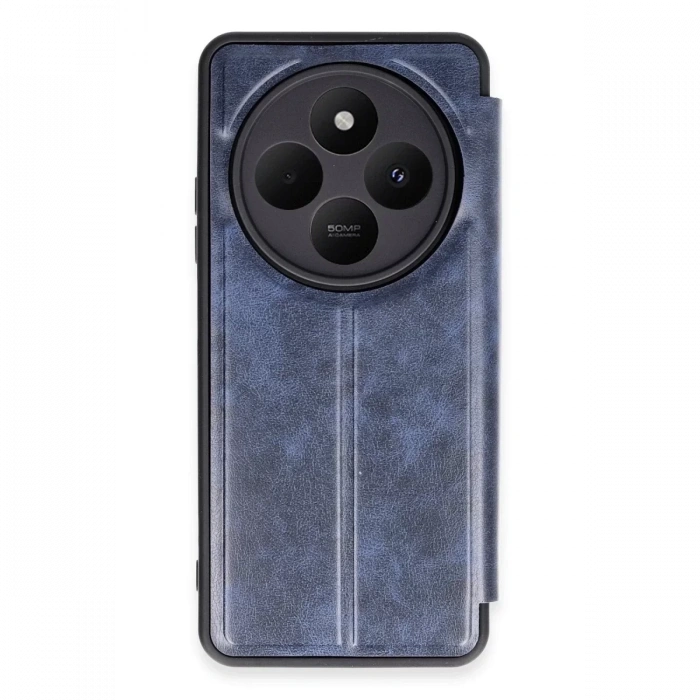 Xiaomi Redmi 14C Kılıf Flip Cover - Lacivert