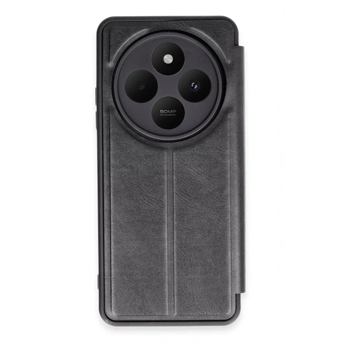 Xiaomi Redmi 14C Kılıf Flip Cover - Siyah