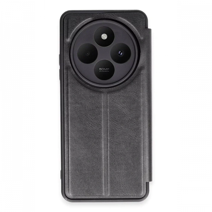 Xiaomi Redmi 14C Kılıf Flip Cover - Siyah