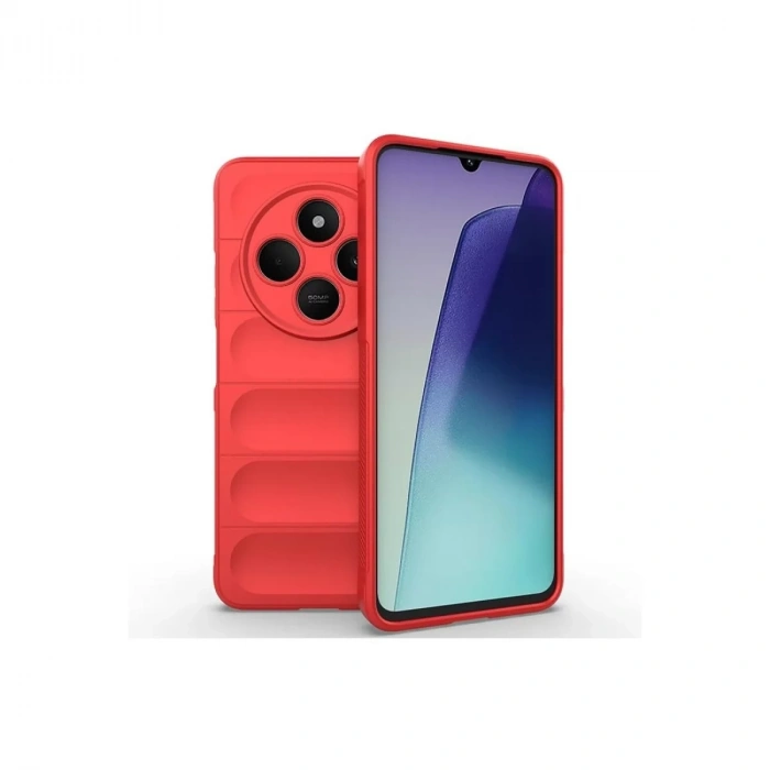 Xiaomi Redmi 14C Kılıf Optimum Silikon - Kırmızı