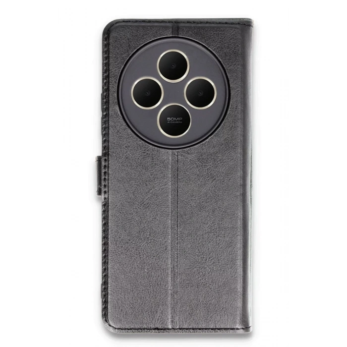 Xiaomi Redmi 14C Kılıf Trend S Plus Kapaklı Kılıf - Siyah