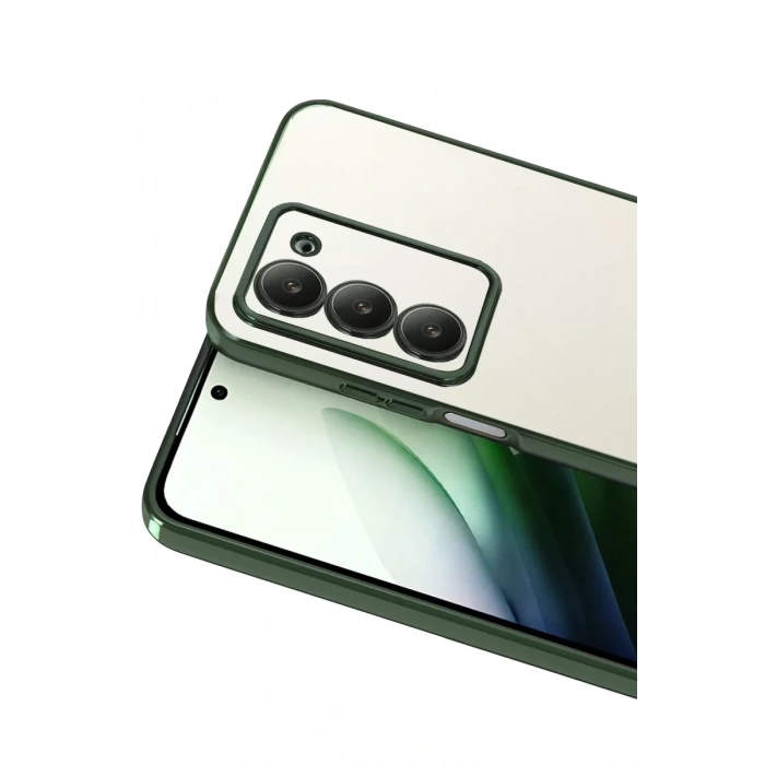 Xiaomi Redmi 15 4G Lensli Silikon - Yeşil