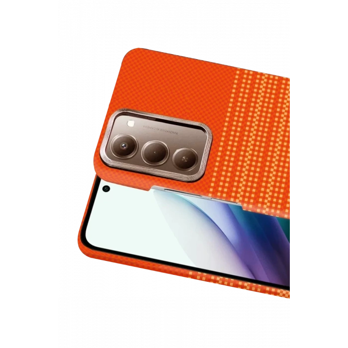 Xiaomi Redmi 15 4G Vega Magsafe Kapak - Turuncu