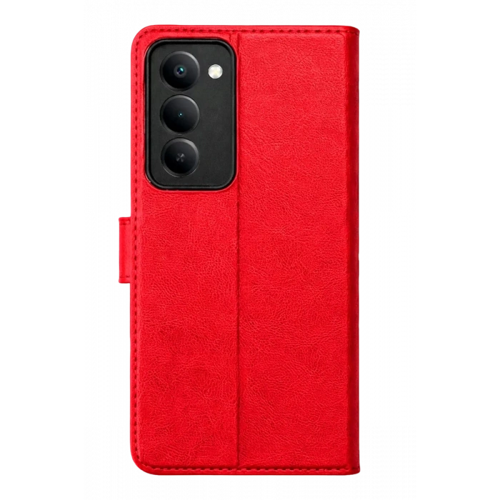 Xiaomi Redmi 15 5G Trend S Plus Kapaklı Kılıf - Kırmızı