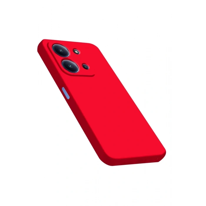 Xiaomi Redmi 15C 4G Nano içi Kadife Silikon - Kırmızı