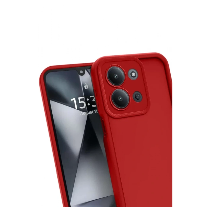 Xiaomi Redmi 15C 4G Viera Silikon - Kırmızı