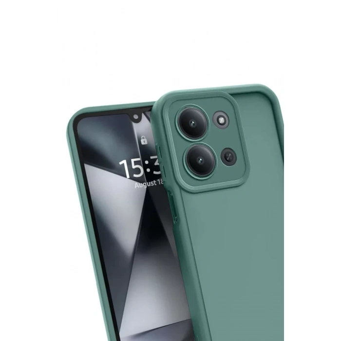 Xiaomi Redmi 15C 4G Viera Silikon - Koyu Yeşil