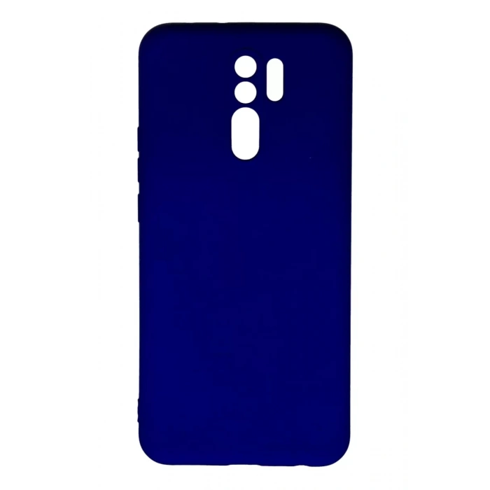 Xiaomi Redmi 9 Kılıf Nano içi Kadife Silikon - Lacivert