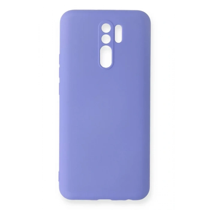 Xiaomi Redmi 9 Kılıf Nano içi Kadife Silikon - Lila