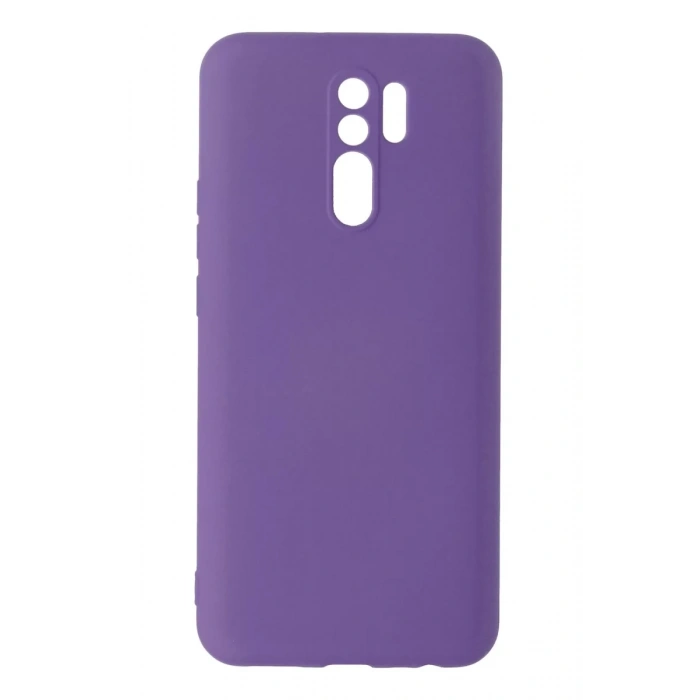 Xiaomi Redmi 9 Kılıf Nano içi Kadife Silikon - Mor