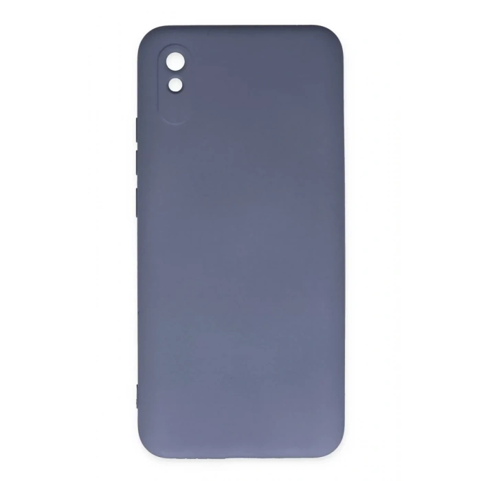 Xiaomi Redmi 9A Kılıf Nano içi Kadife Silikon - Gri