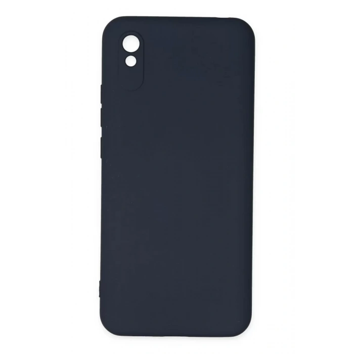 Xiaomi Redmi 9A Kılıf Nano içi Kadife Silikon - Lacivert