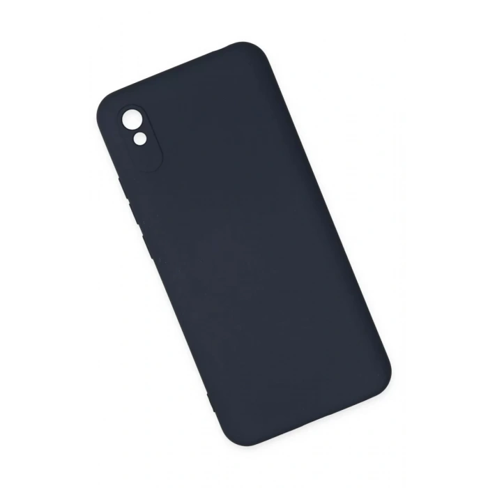 Xiaomi Redmi 9A Kılıf Nano içi Kadife Silikon - Lacivert