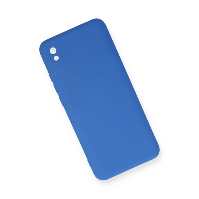 Xiaomi Redmi 9A Kılıf Nano içi Kadife Silikon - Mavi