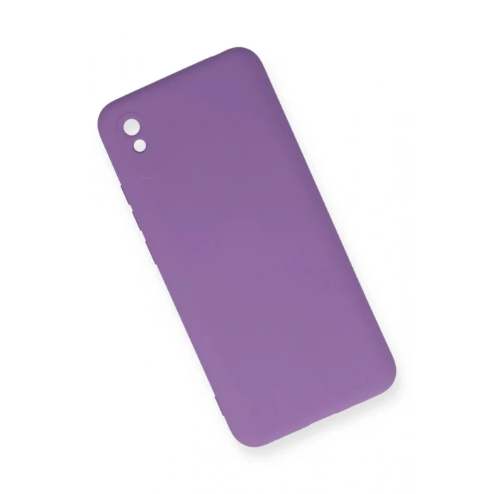Xiaomi Redmi 9A Kılıf Nano içi Kadife Silikon - Mor