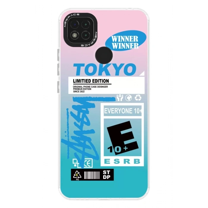 Xiaomi Redmi 9C Kılıf Estoril Desenli Kapak - Estoril - 1