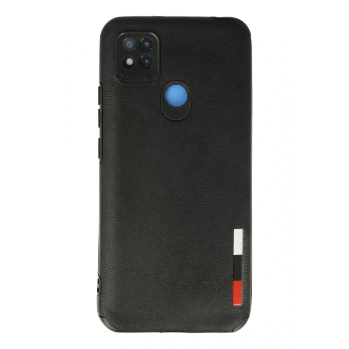 Xiaomi Redmi 9C Kılıf Loop Deri Silikon - Siyah