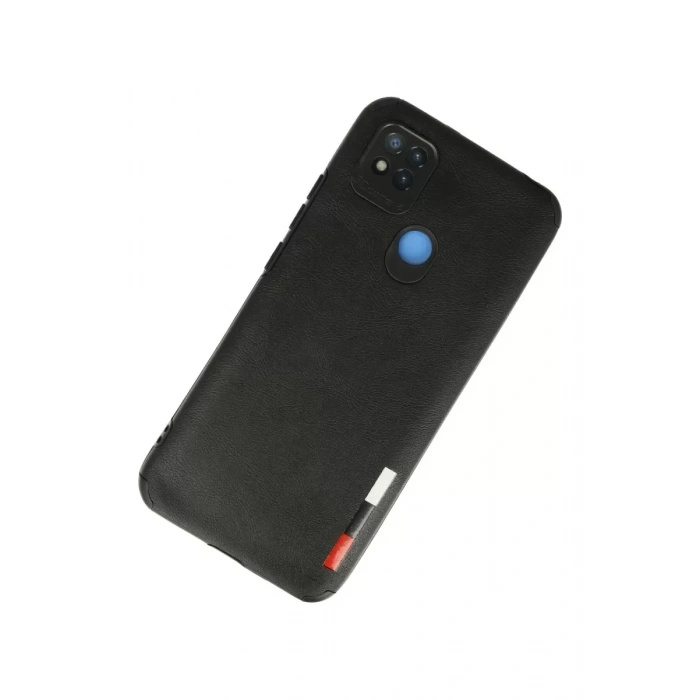 Xiaomi Redmi 9C Kılıf Loop Deri Silikon - Siyah
