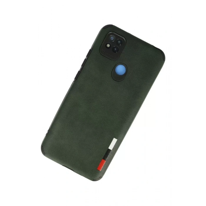 Xiaomi Redmi 9C Kılıf Loop Deri Silikon - Yeşil
