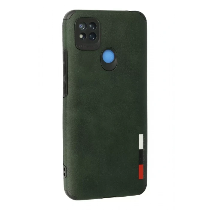 Xiaomi Redmi 9C Kılıf Loop Deri Silikon - Yeşil