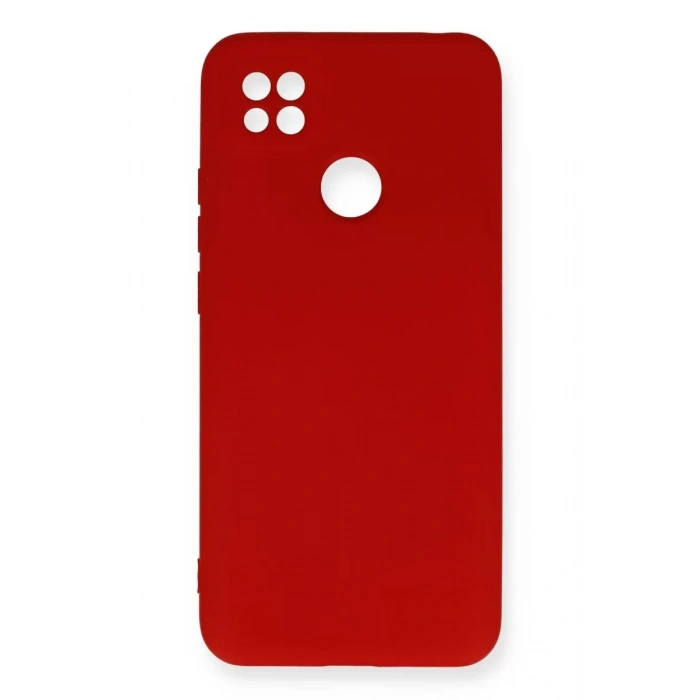 Xiaomi Redmi 9C Kılıf Nano içi Kadife Silikon - Kırmızı