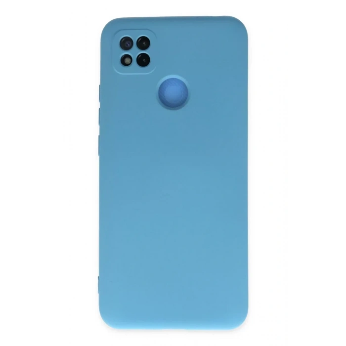 Xiaomi Redmi 9C Kılıf Nano içi Kadife Silikon - Mavi