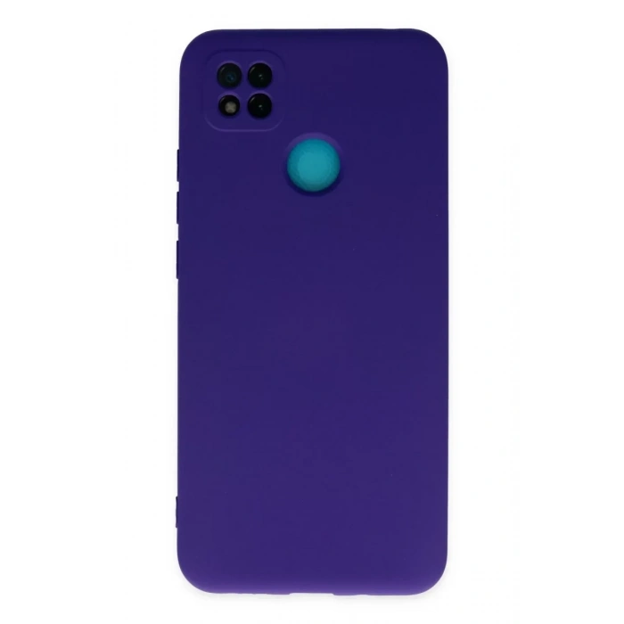 Xiaomi Redmi 9C Kılıf Nano içi Kadife Silikon - Mor
