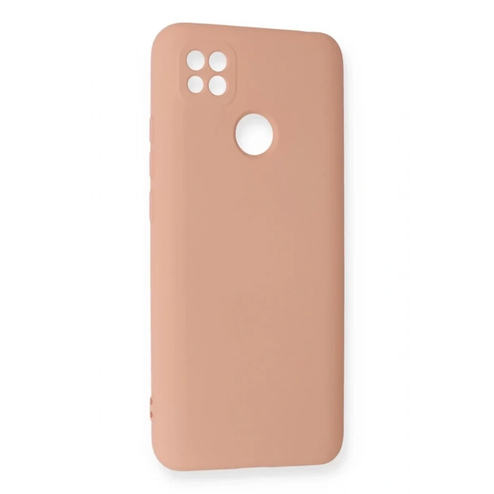 Xiaomi Redmi 9C Kılıf Nano içi Kadife Silikon - Pudra