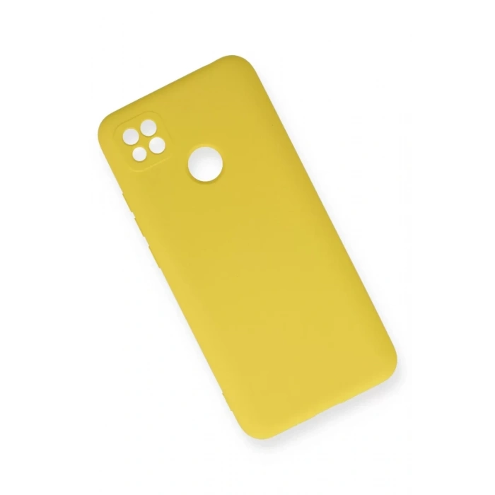 Xiaomi Redmi 9C Kılıf Nano içi Kadife Silikon - Sarı