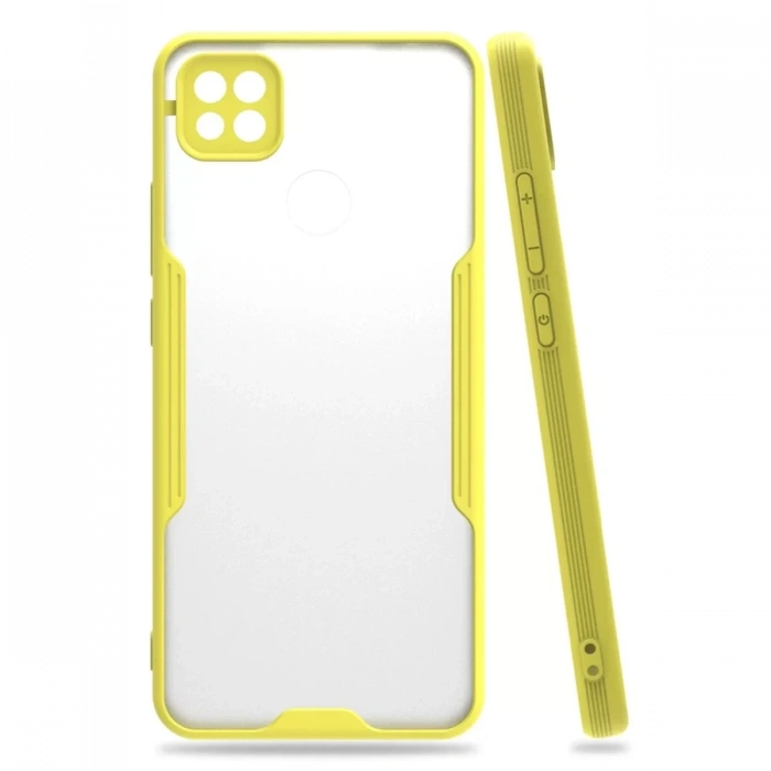 Xiaomi Redmi 9C Kılıf Platin Silikon - Sarı