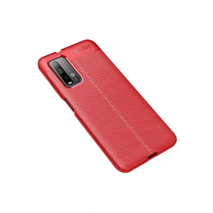 Xiaomi Redmi 9T Kılıf Auto Focus Kapak - Kırmızı