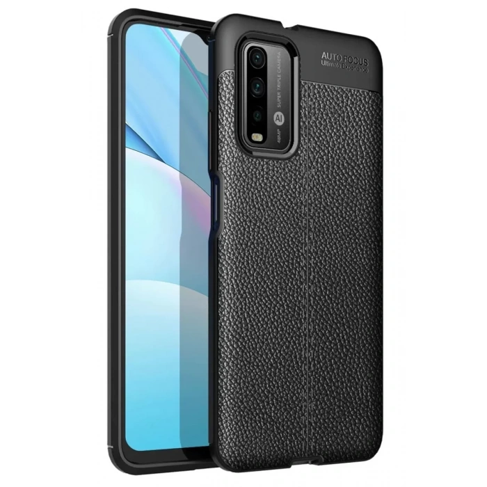 Xiaomi Redmi 9T Kılıf Auto Focus Kapak - Siyah