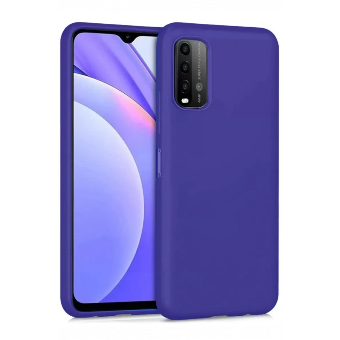 Xiaomi Redmi 9T Kılıf Nano içi Kadife Silikon - Mor