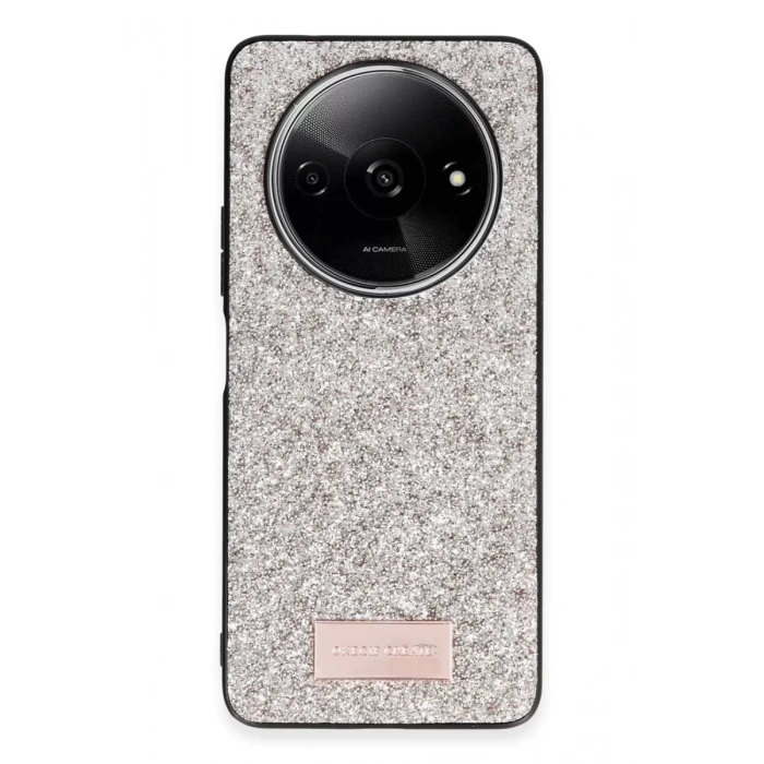 Xiaomi Redmi A3 4G Bright Simli Kapak - Gold