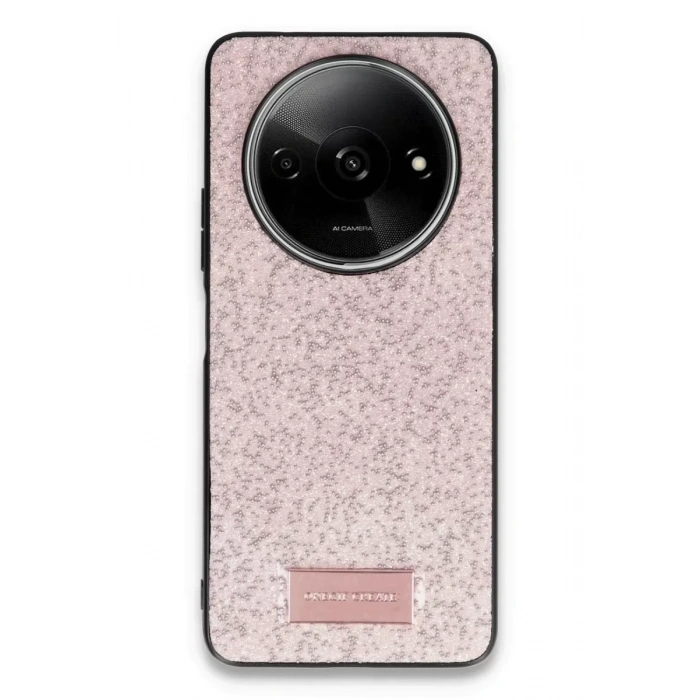 Xiaomi Redmi A3 4G Bright Simli Kapak - Pembe