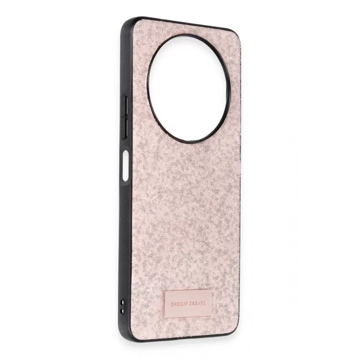 Xiaomi Redmi A3 4G Bright Simli Kapak - Pembe
