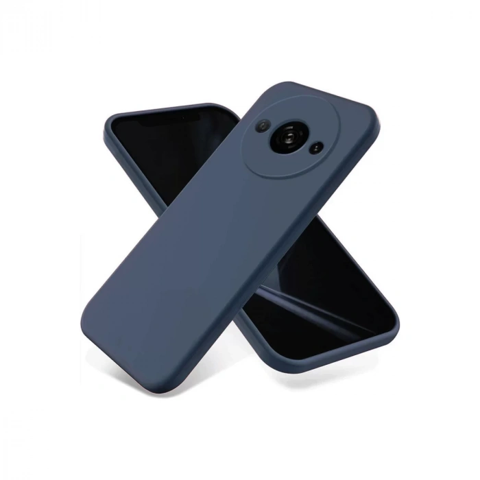 Xiaomi Redmi A3 4G Kılıf First Silikon - Lacivert