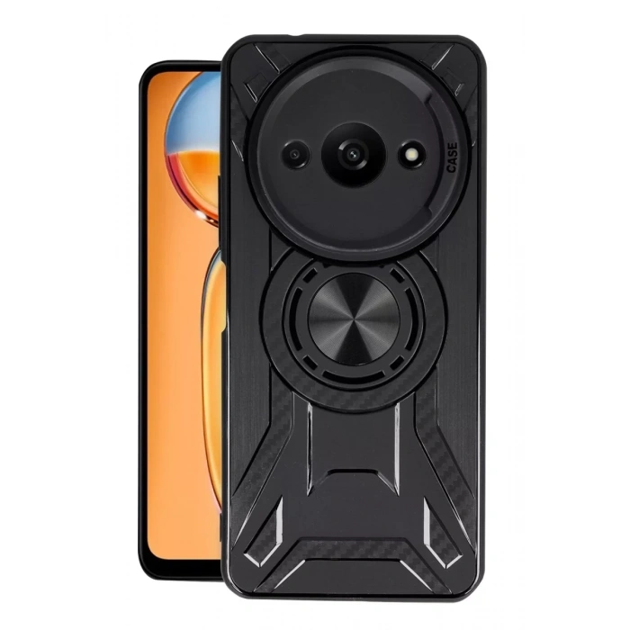 Xiaomi Redmi A3 4G Kılıf Lincoln Silikon - Siyah