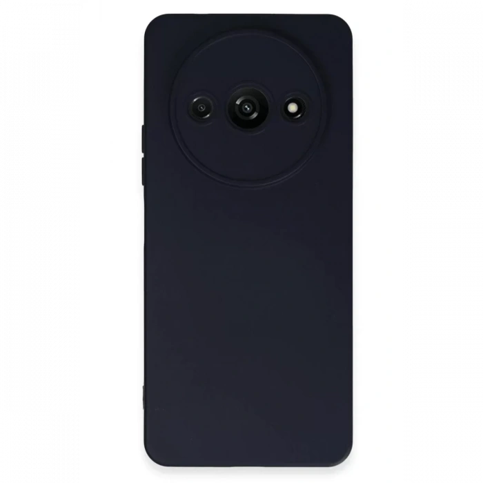 Xiaomi Redmi A3 4G Kılıf Nano içi Kadife Silikon - Lacivert