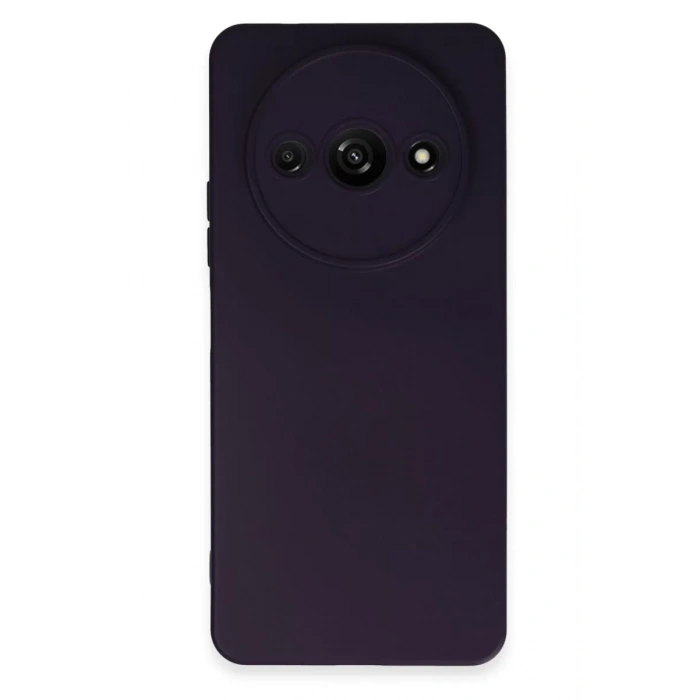 Xiaomi Redmi A3 4G Kılıf Nano içi Kadife Silikon - Mor