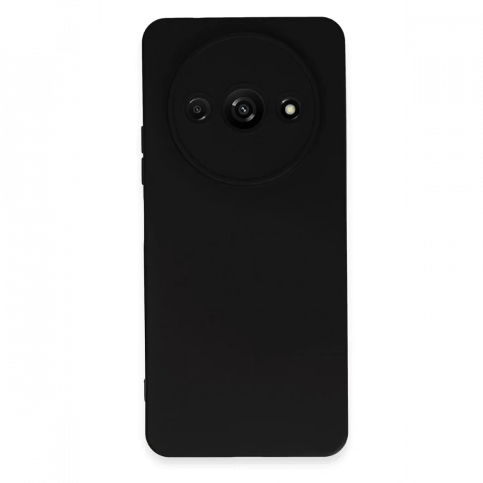 Xiaomi Redmi A3 4G Kılıf Nano içi Kadife Silikon - Siyah