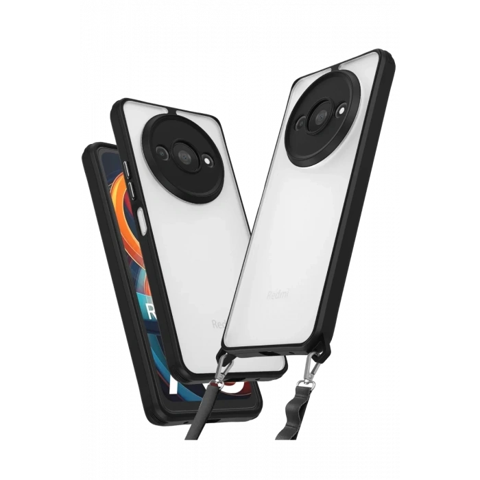 Xiaomi Redmi A3 4G Kılıf Penta Silikon Kılıf - Siyah