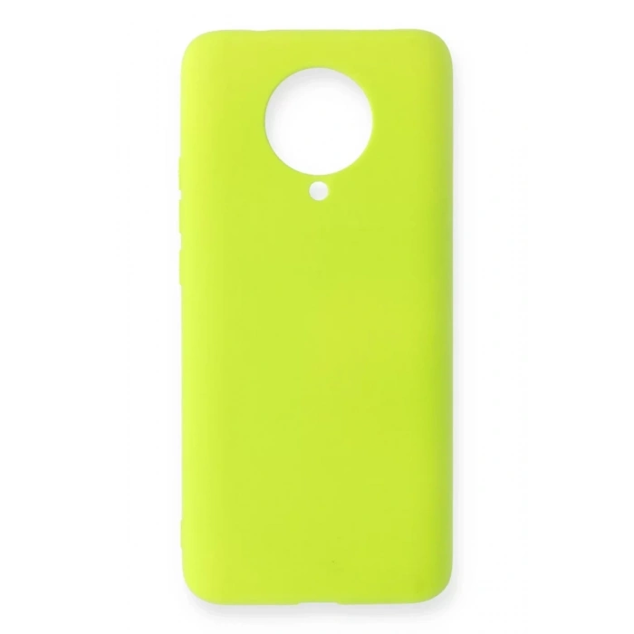 Xiaomi Redmi K30 Pro Kılıf Nano içi Kadife Silikon - Sarı
