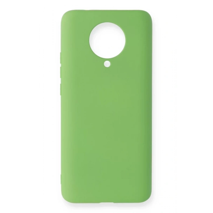 Xiaomi Redmi K30 Pro Kılıf Nano içi Kadife Silikon - Yeşil