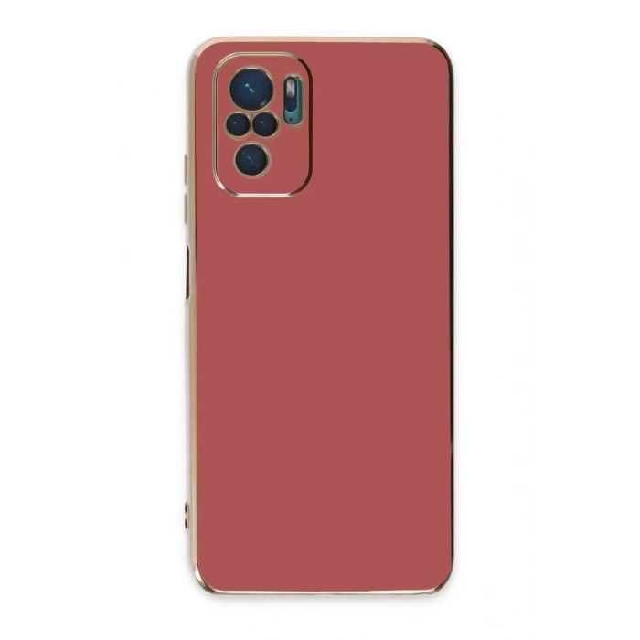 Xiaomi Redmi Note 10 Kılıf Volet Silikon - Kırmızı